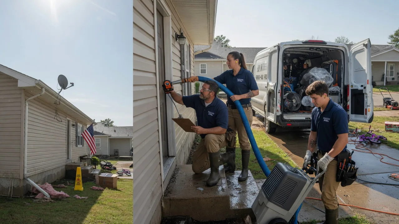 Ceiling Water Damage Restoration in Harrisville, OH near me